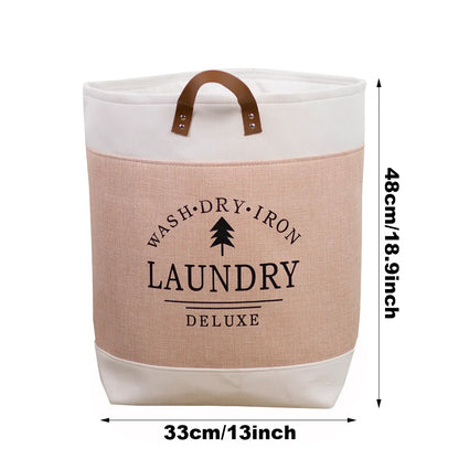 Oxford Fabric Foldable Laundry Basket – Large-Capacity Dirty Clothes Storage Bag for Home, Dorm & Laundry Room