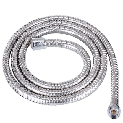 1/1.5/2M PVC Handheld Shower Hose — Flexible, Anti-Kink, Explosion-Proof Bathroom Faucet Extension Tube