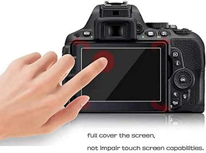 Tempered Glass Screen Protector for Canon EOS R100, R50, R10, R8, R7, R6, RP, 250D, 2000D, 90D, 80D, 850D, M50, 6D Mark II, T8i, T7, SL3