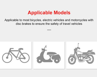 Motorcycle Waterproof Disc Brake Lock — Anti-Theft Wheel Padlock with Keys for Motorcycles, Scooters & Mopeds