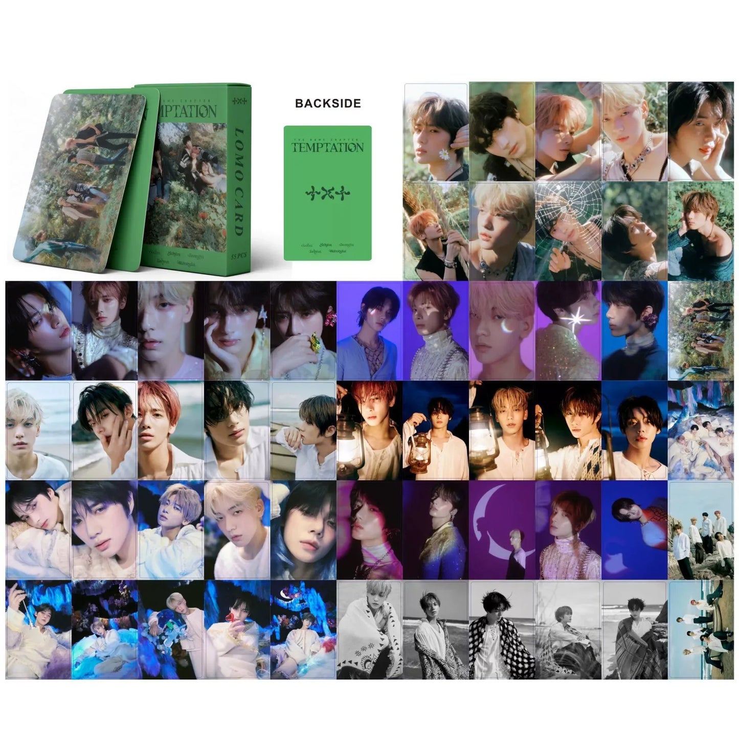 55PCS Kpop Boy Group Lomo Cards - "7TH YEAR" Album Photo Cards Fan Gift Collection