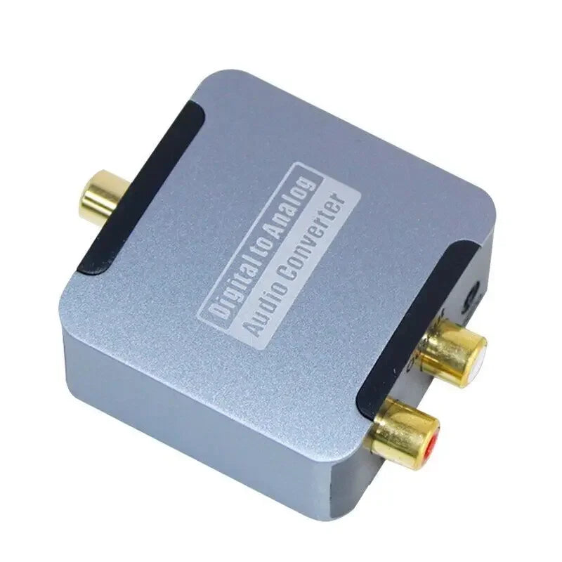 192KHz 24bit S/PDIF Digital to Analog Audio Converter – Optical/Coaxial to RCA & 3.5mm Jack for PS5 Xbox