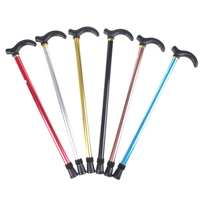Adjustable Walking Stick – 2-Section Anti-Skid Crutch for Seniors & Hiking