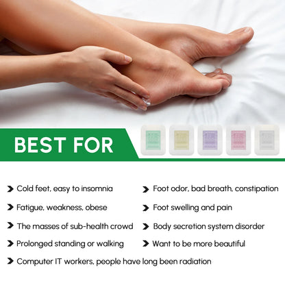 30 Count Deep Cleansing Foot Pads – Natural Ingredients for Detox & Skin Refreshment