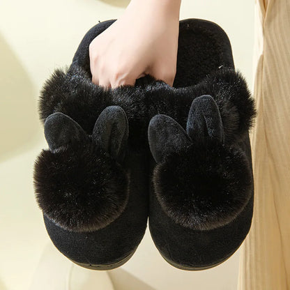 Litfun Women’s Fuzzy House Slippers – Plush Lined Anti-Skid Indoor Slides, Warm Winter Comfort Shoes