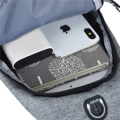 2023 Multifunctional Chest Bag – Men's Fashion Trend, Oxford Cloth Shoulder Bag – Korean Style, Waterproof Messenger Bag