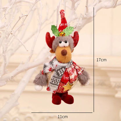 Red Star Christmas Tree Ornament – DIY Xmas Pendant New Year Party Gift Home Decor Noel Navidad