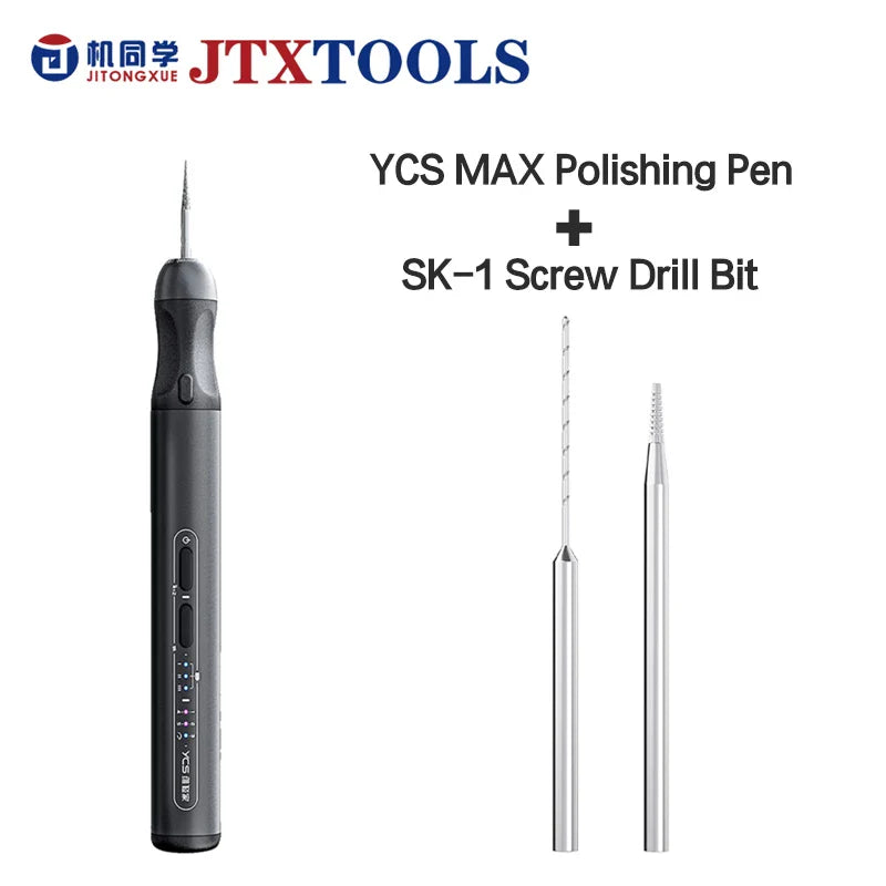 JTX SK-1 Alloy Screw Extractor Drill Bit Set – Precision Repair Tool Kit for Mobile Phone PCB & Motherboard Screw Removal Professional Accessories