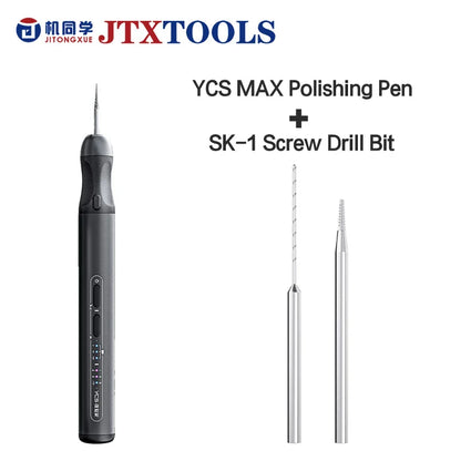 JTX SK-1 Alloy Screw Extractor Drill Bit Set – Precision Repair Tool Kit for Mobile Phone PCB & Motherboard Screw Removal Professional Accessories