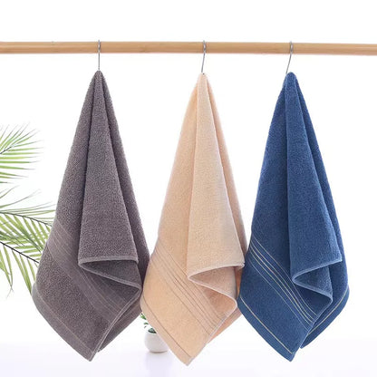 Thickened Pure Cotton Quick-Dry Absorbent Face Towel – Soft Hand Towel for Gym, Hotel & Home Bathroom