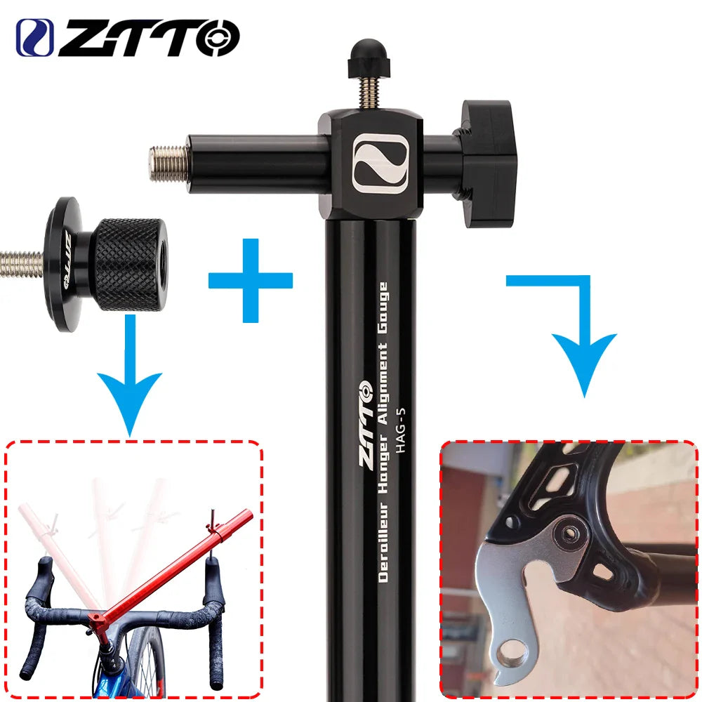 ZTTO Road Bike Shifter Height & Angle Adjustment Kit - Hand Shift Lever Measure Tool & Derailleur Hanger Alignment Gauge
