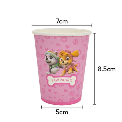 Pink Paw Patrol Party Supplies for Girls – Skye Balloons, Cups, Plates & Tablecloth for Birthday & Baby Shower