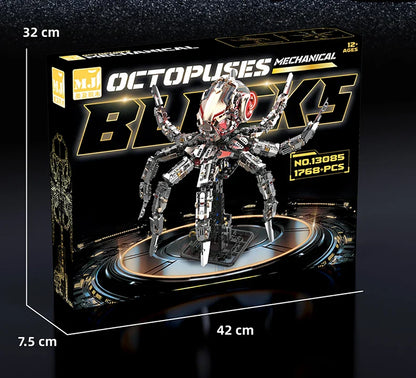 1388+ PCS Mechanical Whale Building Blocks – STEM Sea Life Model with Lights for Kids & Children’s Gifts