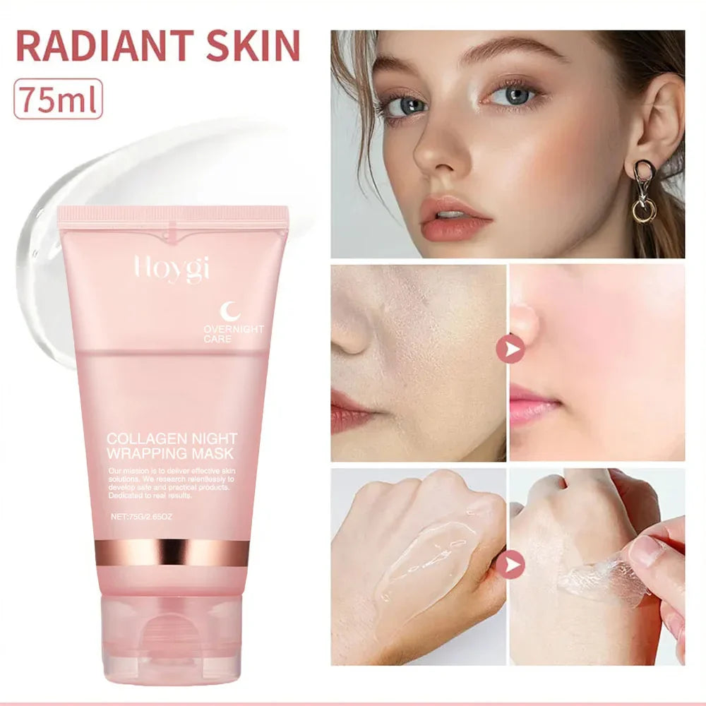 Overnight Collagen Peel-Off Mask Set – Night Mask for Deep Moisturizing