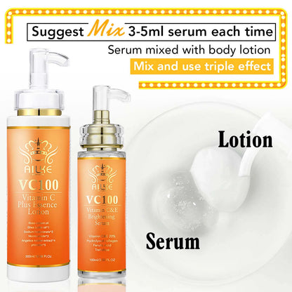 AILKE Whitening & Anti-Aging Kit – Vitamin C Moisturizing Skincare Set