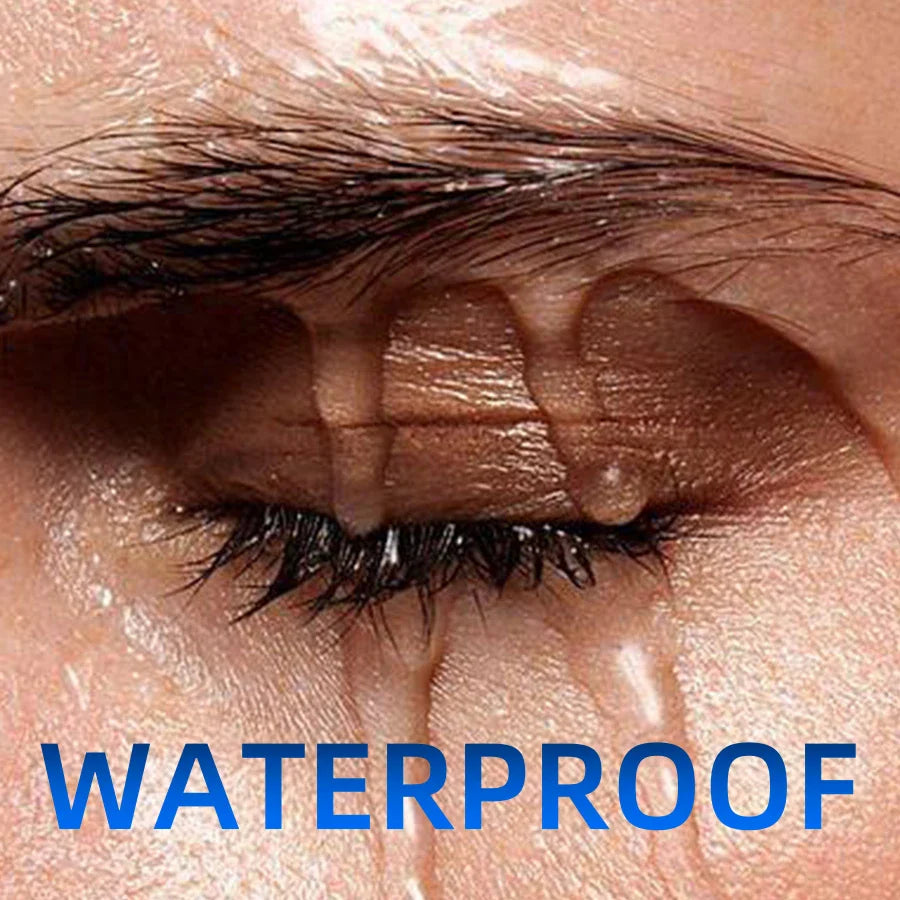 Black Waterproof Mascara – 4D Lengthening Eyelash Extension Makeup for Korean Cosmetics