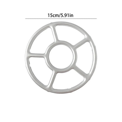 Gas Stove Accessories: 1PC Stove Frame with Anti-Slip Bracket for Small Pot Support