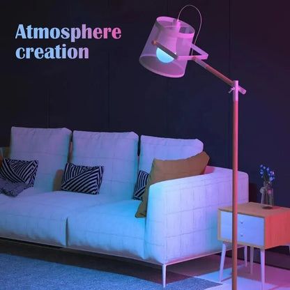 16-Color RGB LED Bulb E27 – Dimmable Smart Lamp with 24-Key Remote Control for Household Lighting & Atmosphere