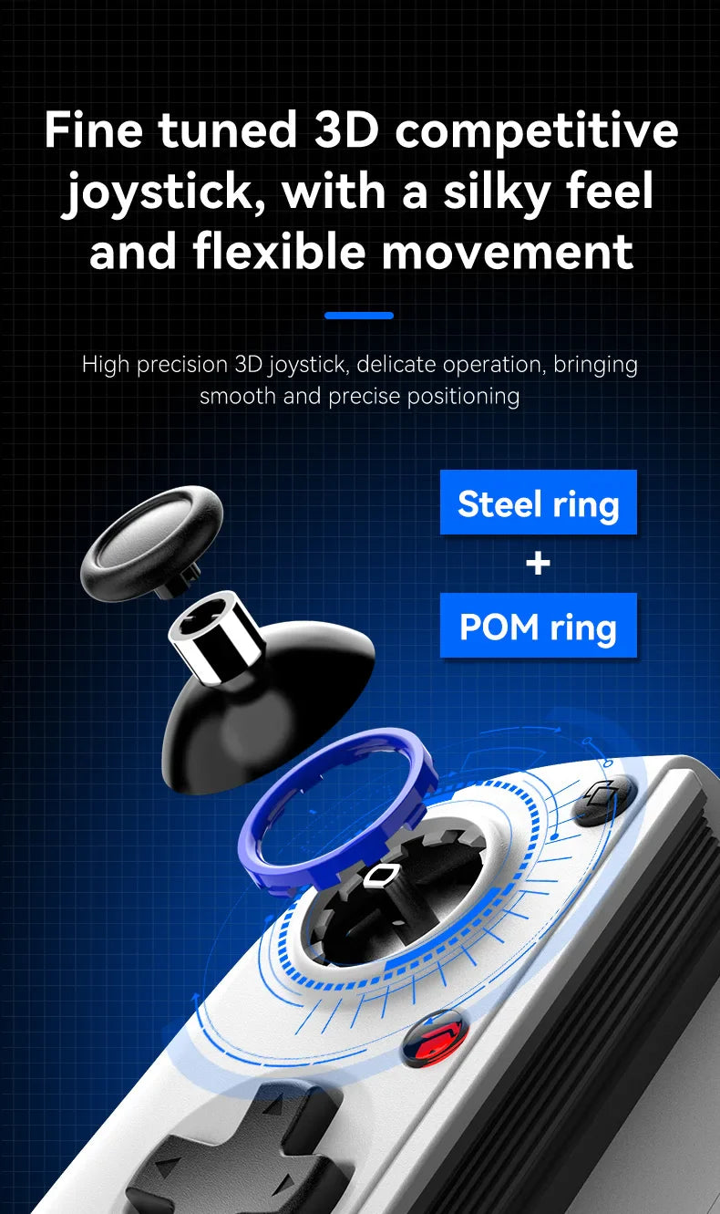 BSP-D11 Stretching Wireless Game Controller – Compatible with SWITCH, Android, iOS, PS3, PS4, XBOX, and Tablet for Gamepad Streaming