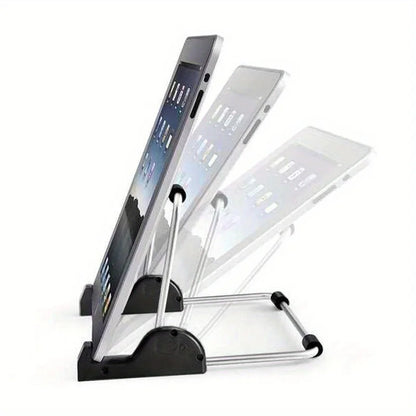 Multi-Functional Foldable Tablet Stand – Lightweight Adjustable Laptop & Tablet Holder, Universal Device Support for Home, Office & Travel Use
