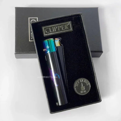 Original Metal Jet Butane Lighter — Windproof Turbo Gas Lighter, Portable Smoking Accessory Gadget for Men