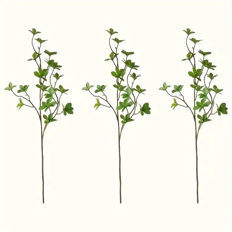 Real Touch Gel Artificial Green Plant Branch – Simulation Decorative Plant for Home, Office, Hotel & Wedding Party Decor
