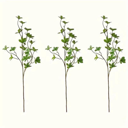 Real Touch Gel Artificial Green Plant Branch – Simulation Decorative Plant for Home, Office, Hotel & Wedding Party Decor