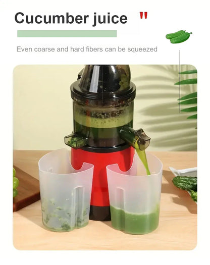 Portable Electric Fruit Juicer — Mini Household Juicer Cup for Fresh Orange & Fruit Juice Separation