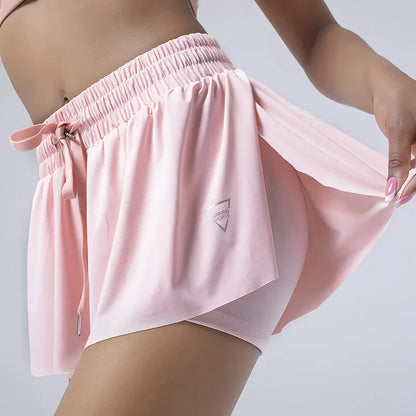 New Women’s High Waist Shorts Skirt – Breathable Summer Sports Shorts for Gym, Yoga & Activewear