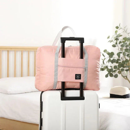 Foldable Travel Duffel Bag – Lightweight Large Capacity Carry-On for Women & Girls, Sports & Weekend Trips