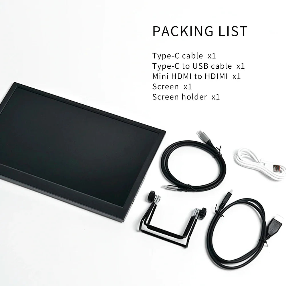 11.6-Inch Portable Gaming Monitor – 1366x768 LCD TFT Display with HDMI for PC, Raspberry Pi, Laptop, PS4, Xbox, Switch