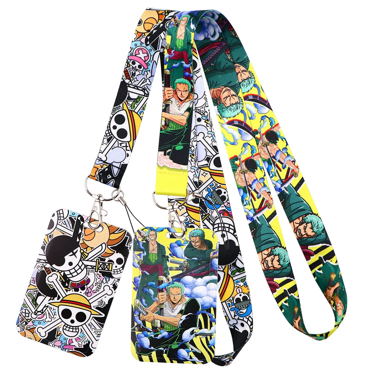 Japan Anime Zoro Neck Strap Lanyard – Keychain, ID Card, USB Badge Holder, Cute Gym Rope Gift