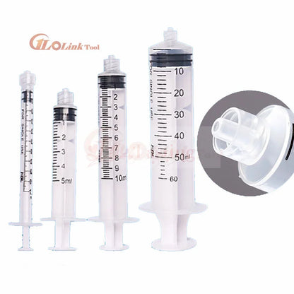 20pcs Luer Lock Plastic Syringes (1ML-100ML) - Nutrient Syringe Tools, Sampler & Measure Parts