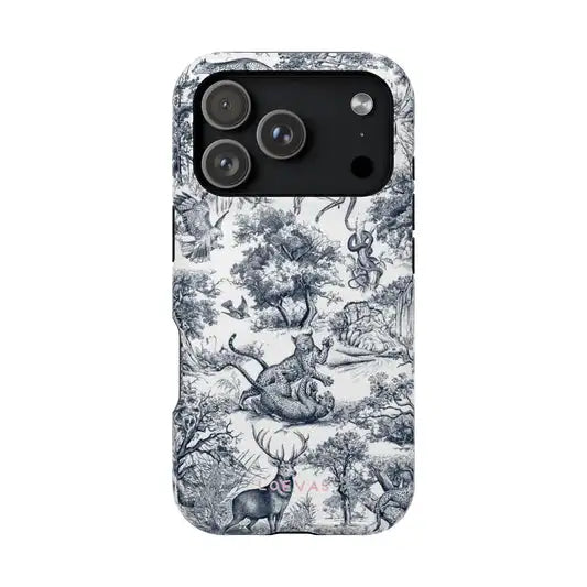 Luxury Polka Dot Flower Phone Case - Double Layer Protective Cover for iPhone 17 17e 16e 16 15 14 13 12 11 X XS XR Pro Max Plus