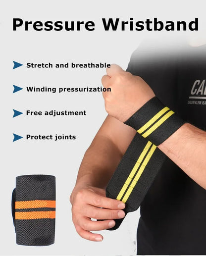Elastic Adjustable Wrist Straps: Men and Women Wristband for Athletes - Powerlifting Wrist Fixer, 1PC