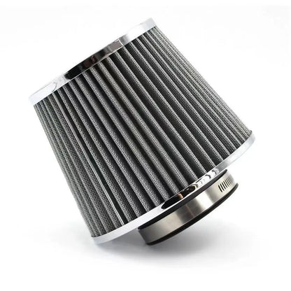 76MM 3-Inch Car Air Filter — High-Flow Mesh Cone Intake Kit, Engine Vent Protector, Universal Auto Replacement Accessory