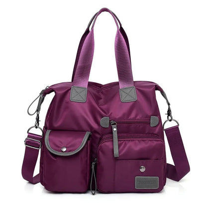 New Fashionable Minimalist Nylon Crossbody Bag - Waterproof, Multi-Functional, Large Capacity with Zipper for Women, Ideal for Travel