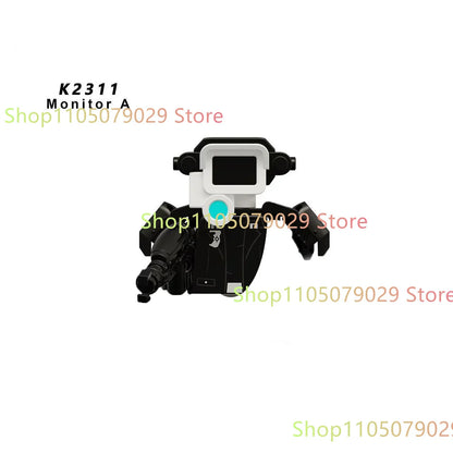 KDL Skibidi Toilet Man Anime Block Figures – TVMan, Titan, Cameraman & Speakerman Model Toy Gift for Kids