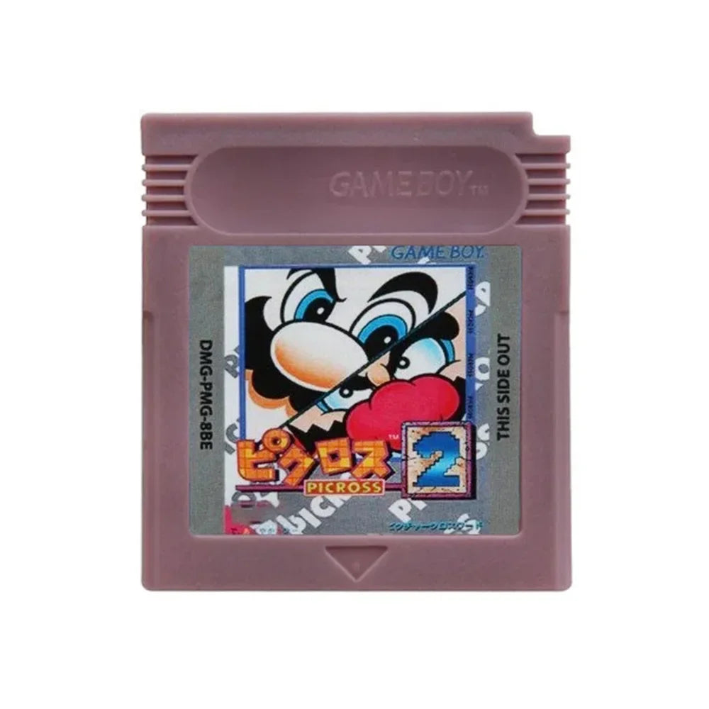 GBC 16-Bit Game Cartridge - Wario Land, Donkey Kong & Yoshi Compatible Game Card for GBC/GBA Consoles
