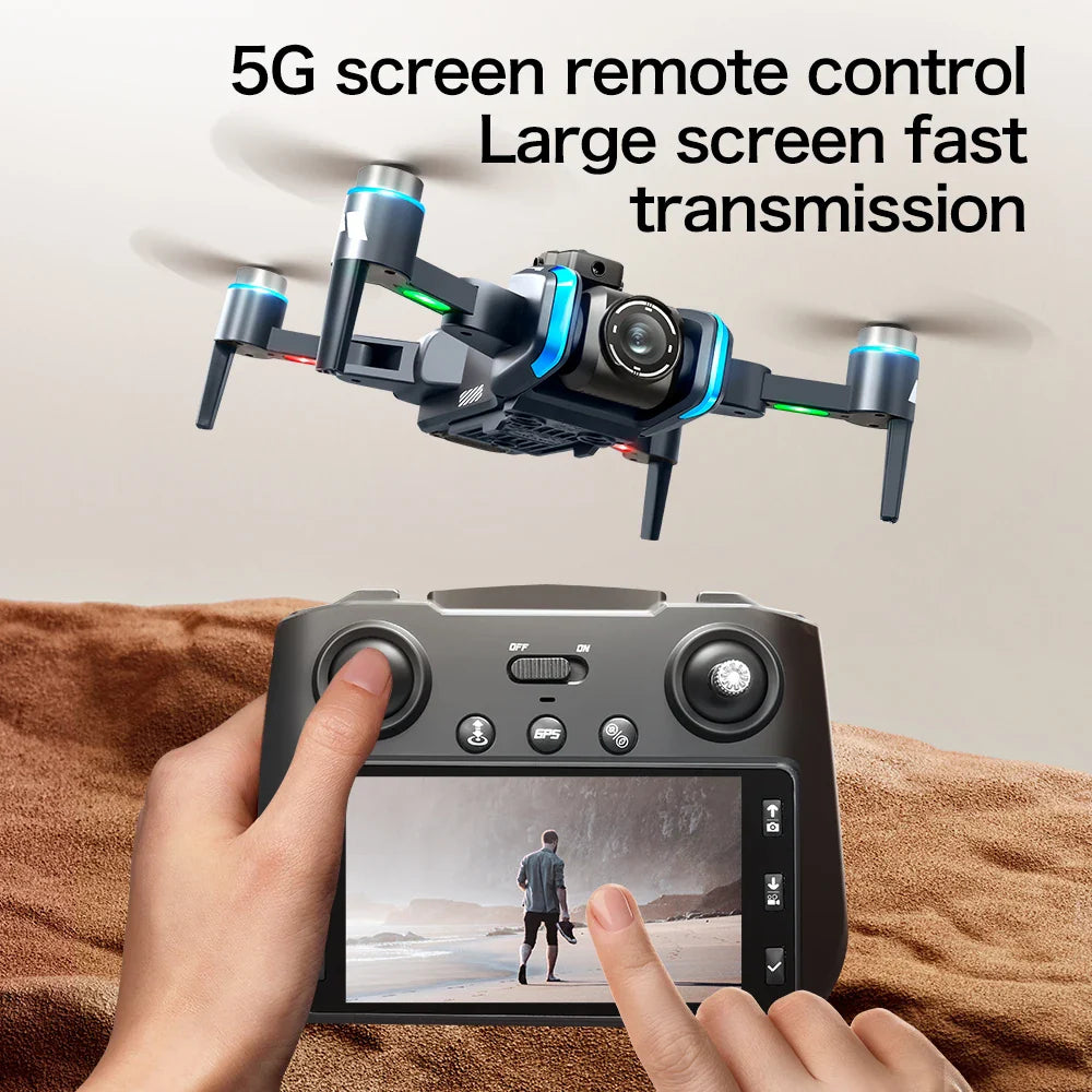 New XT808 Folding Drone – 5G Optical Flow GPS, WIFI Transmission, Professional Aerial Camera Quadcopter Toy Gift