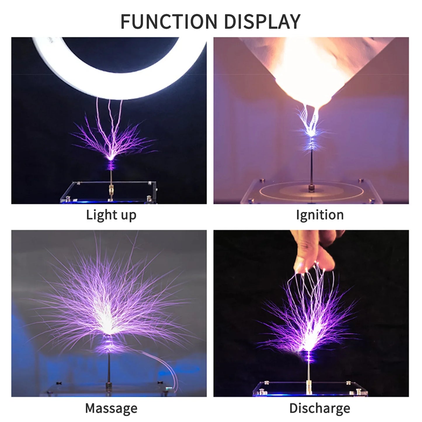 Multi-Function Tesla Music Coil Speaker – Wireless Transmission Lighting, Science & Education Experimental Product