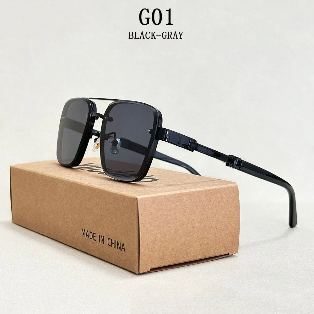 Luxury Square Sunglasses — Vintage Unisex Fashion Shades with UV Protection for Men & Women
