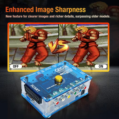 GBSC Mini Video Converter – RGBS/YPbPr/VGA/SCART to HDMI/VGA Output for Dreamcast, PS2, GameCube, Wii & SFC