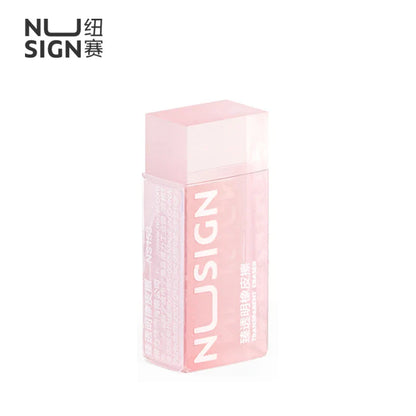 NUSIGN 2B Soft Rubber Pencil Eraser – Art Sketching, Exam & Writing Correction Eraser for Students & School Stationery Supplies