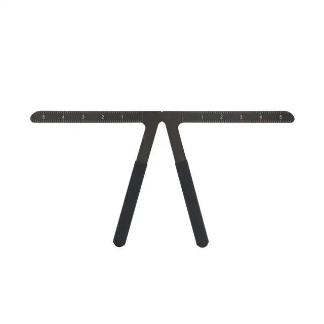 Metal Eyebrow Tattoo Stencil Ruler – Microblading Positioning & Permanent Makeup Measuring Template