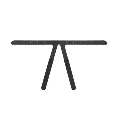 Metal Eyebrow Tattoo Stencil Ruler – Microblading Positioning & Permanent Makeup Measuring Template