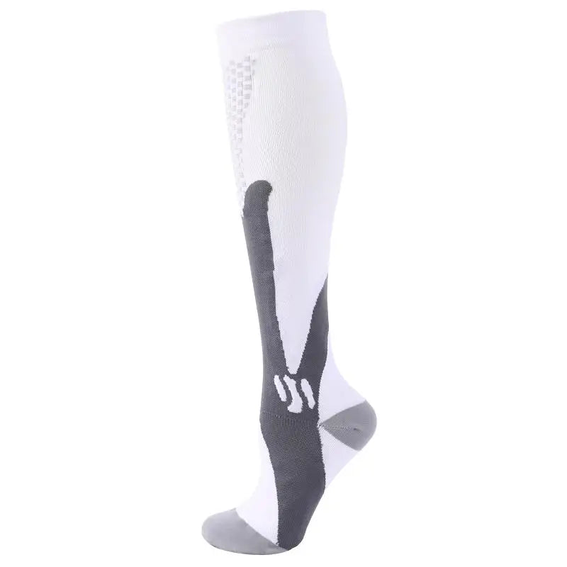 S-XXL Compression Socks - Medical Support Stockings for Nurses, Doctors, Golf, Sports & Varicose Vein Relief