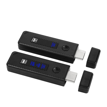 1080p 60m Wireless HDMI Video Transmitter & Receiver — Screen Share Extender Display Adapter Dongle for Home, Cinema, Office, PC to TV