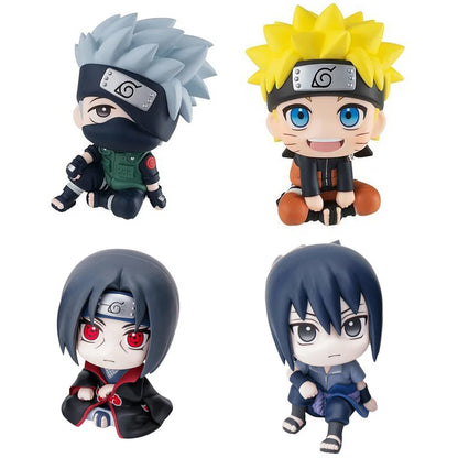 HOT Naruto Anime Q Version Action Figure – Naruto, Kakashi, Sasuke & Itachi Collectible Toy