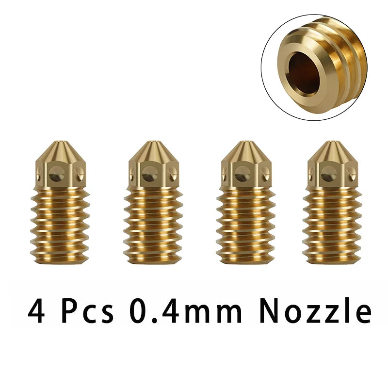 Bambu Lab A1 Mini Hotend Kit – 0.2/0.4/0.6/0.8MM Replaceable Nozzle for A1/A1 Mini 3D Printer Assembly